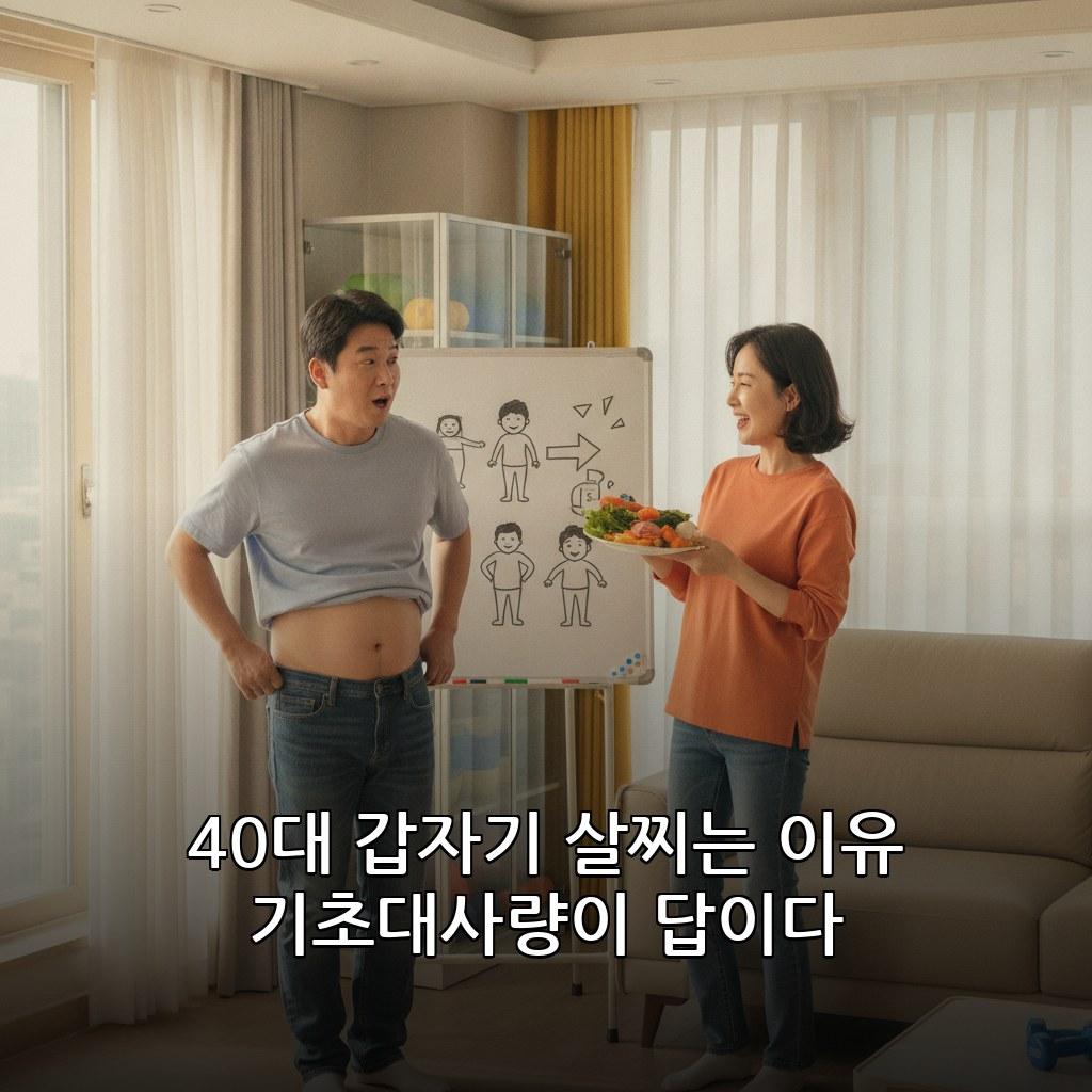 40대 남성 갑자기 살찌는 이유와 해결 방법 관련 이미지