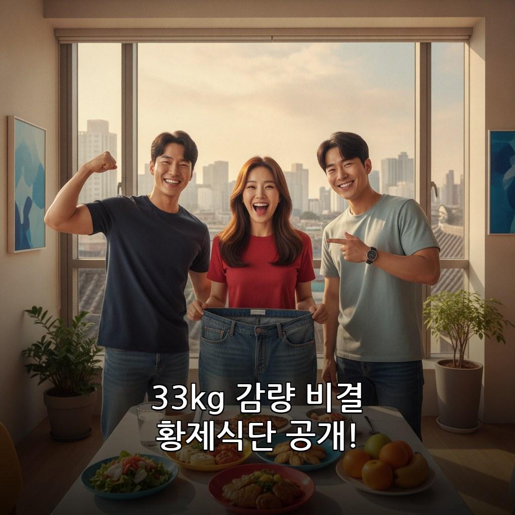 33kg 감량 황제 다이어트 식단 방법 후기 관련 이미지