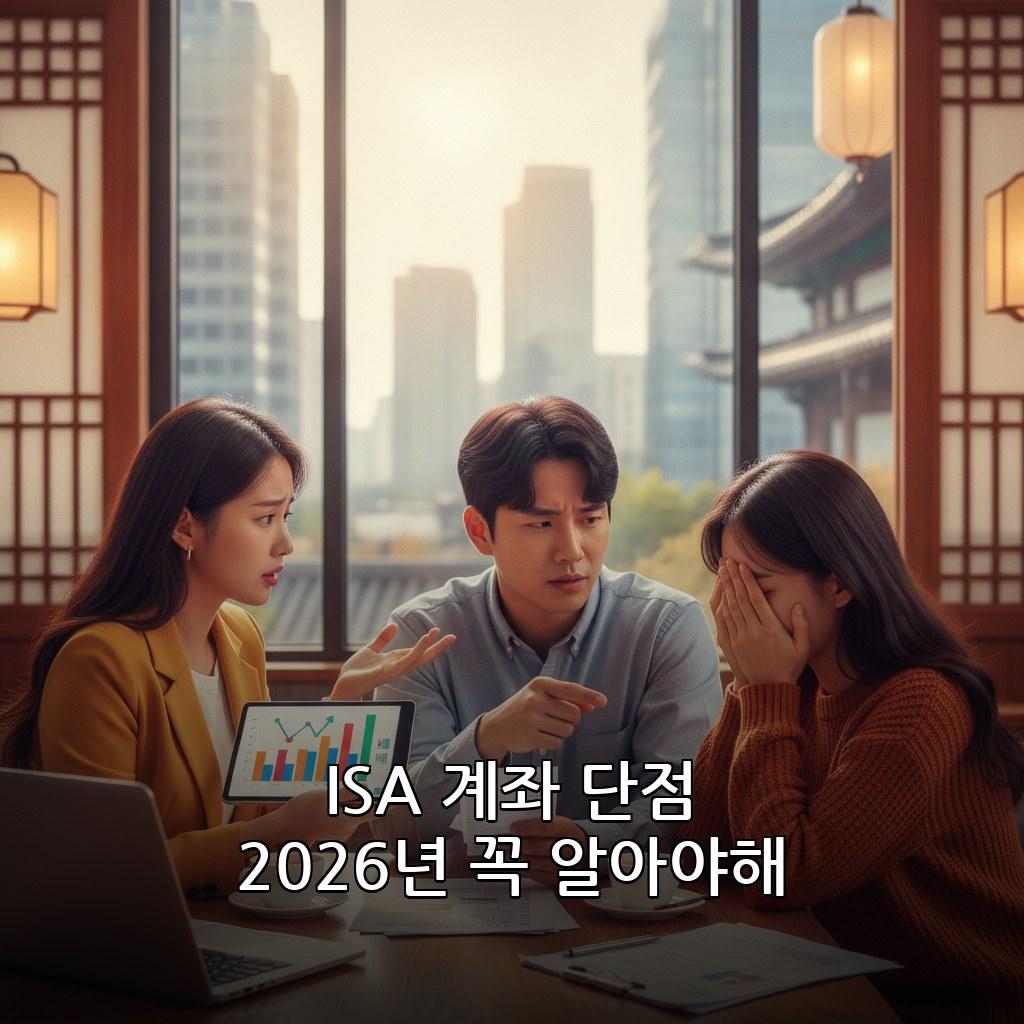 직장인 ISA 계좌 단점 및 해지 시 불이익 2026 관련 이미지