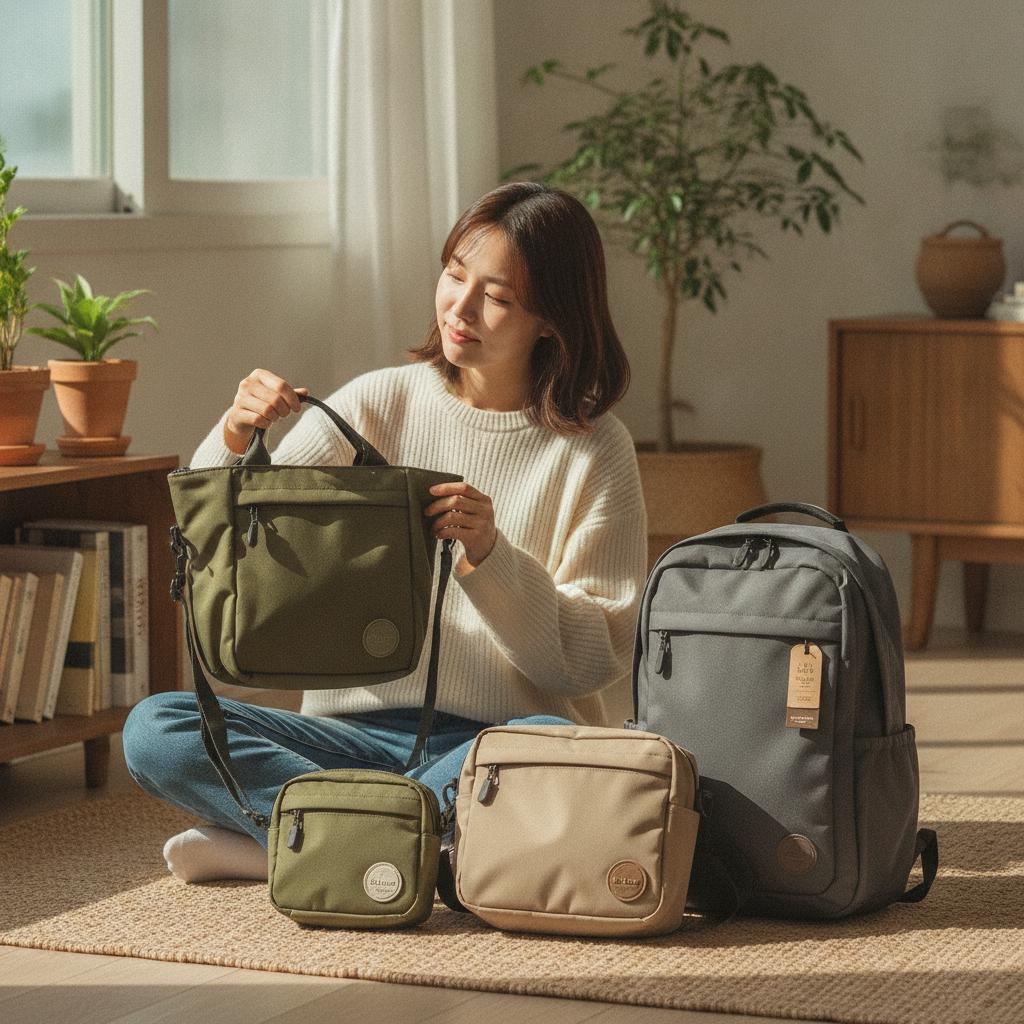아이더 여성 가방 사이즈 비교 후기 설명 사진
