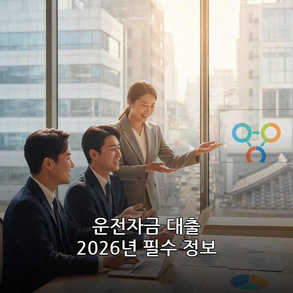 중소기업 운전자금 대출 신청 방법 및 조건 관련 이미지