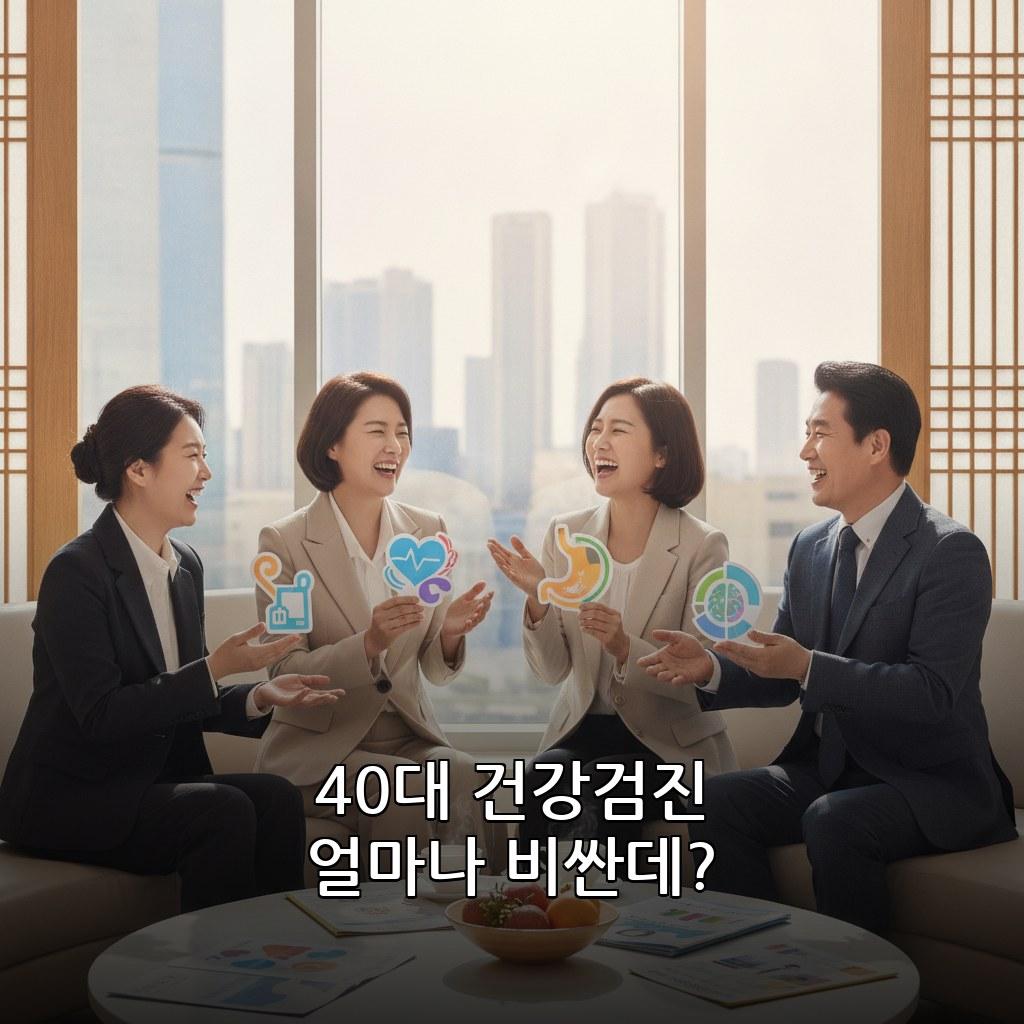 40대 직장인 종합건강검진 비용 항목별 차이 2026 관련 이미지