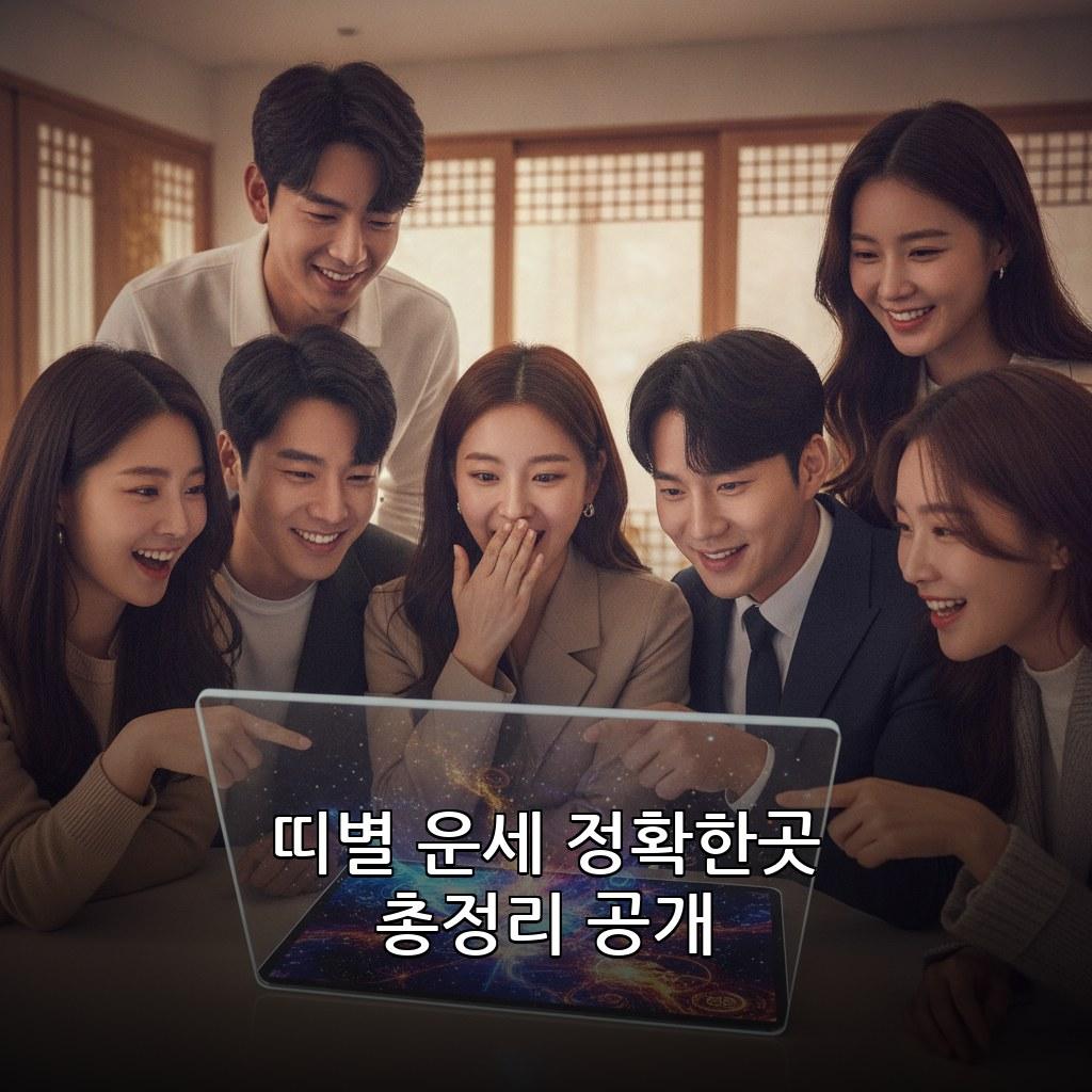 오늘의 띠별 운세 보는 사이트 정확한 곳 추천 관련 이미지