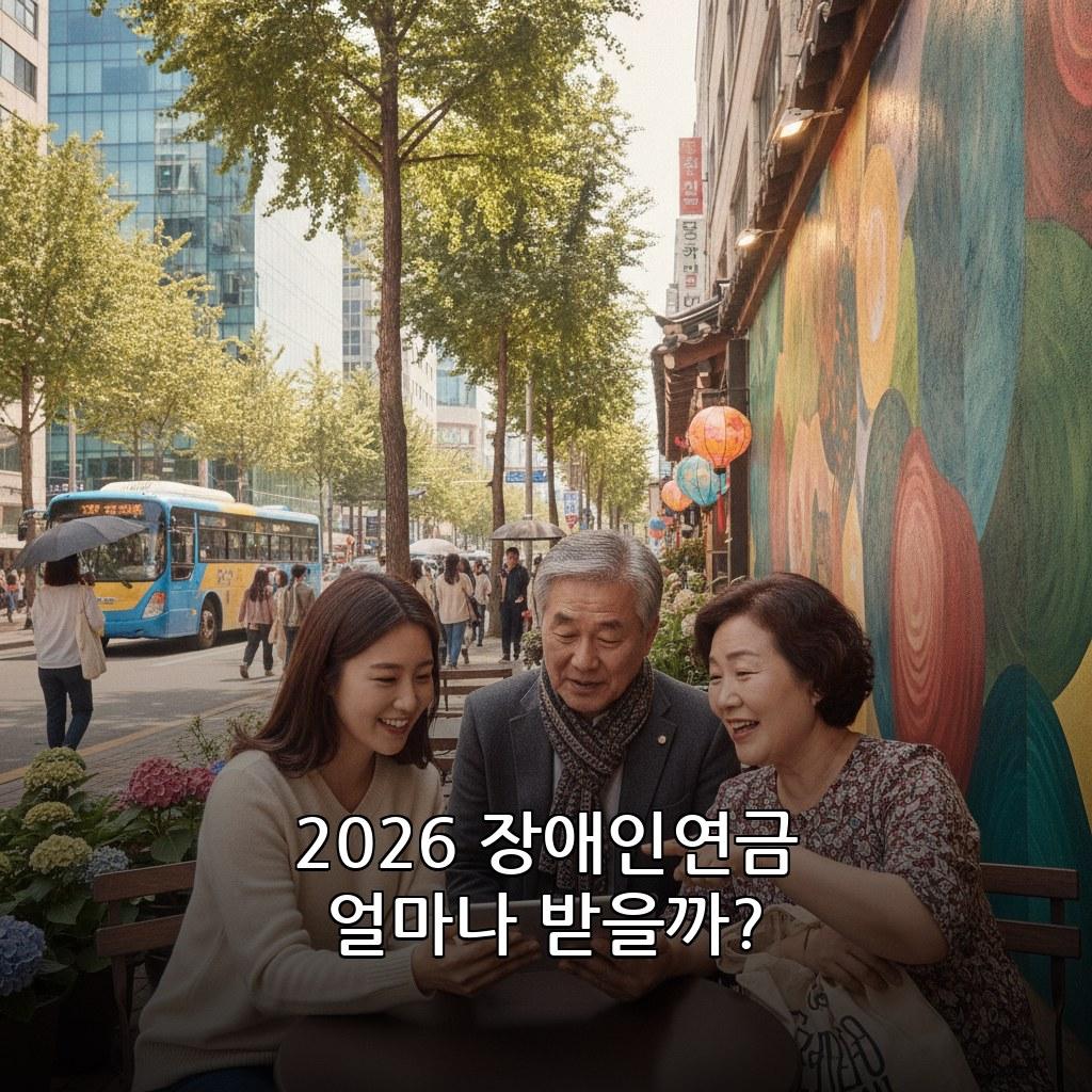 2026 장애인연금 신청방법 및 지급액 관련 이미지