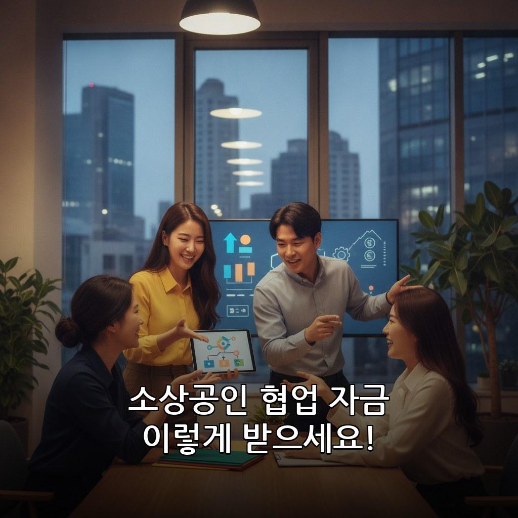 소상공인 협업 활성화 자금 대출 신청 방법 관련 이미지