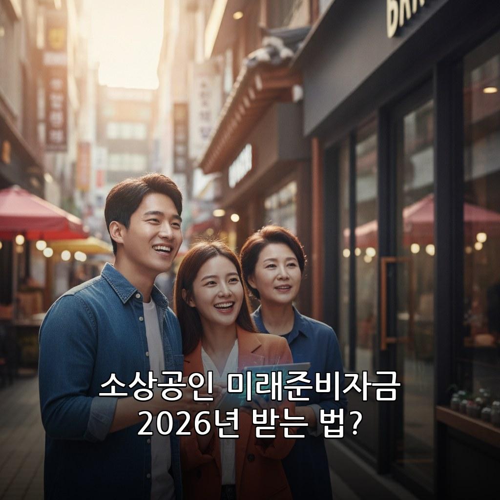 소상공인 미래준비자금 대출 신청 방법 및 조건 관련 이미지