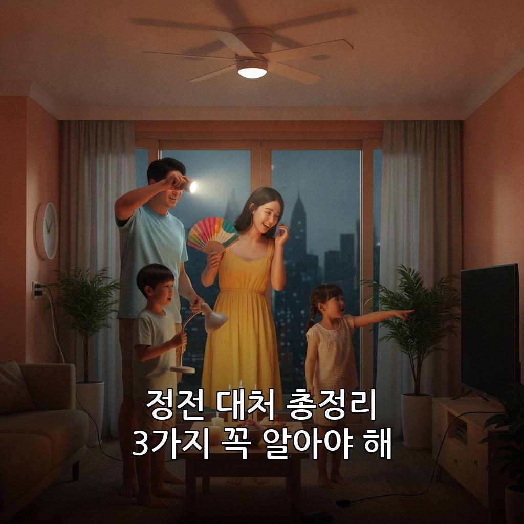 여름철 아파트 정전 대처방법 및 신고 절차 관련 이미지