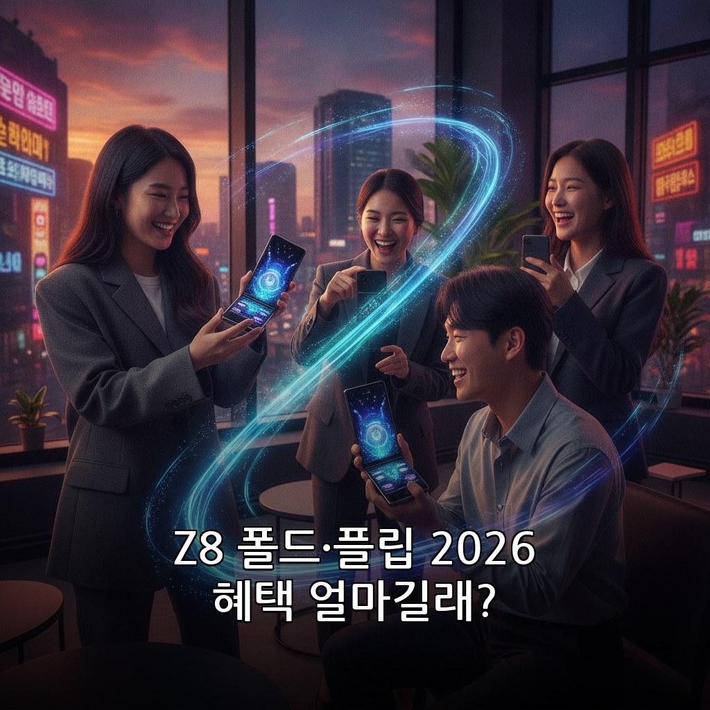 갤럭시 Z8 폴드 플립 사전예약 혜택 비교 2026 관련 이미지