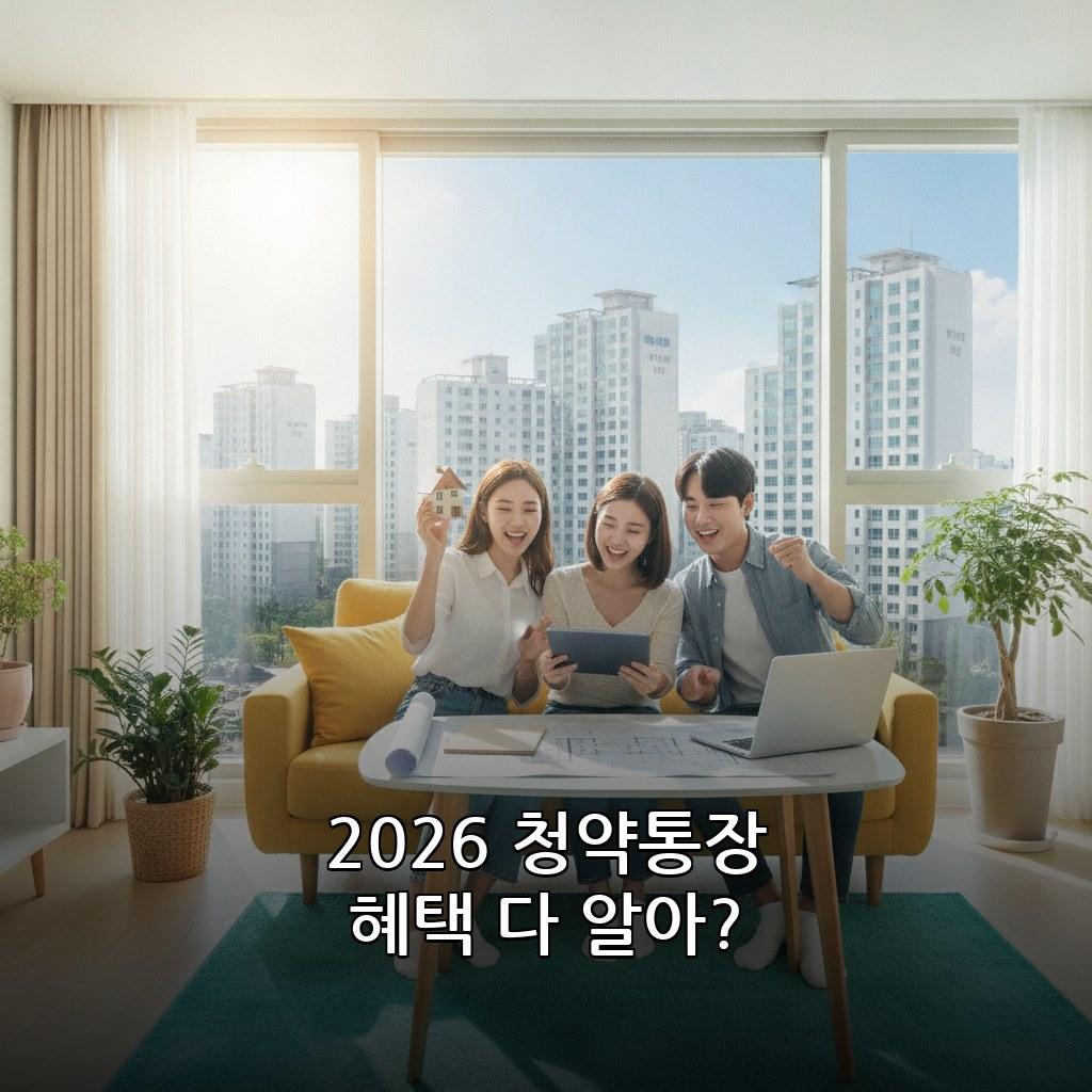 2026 청년 주택드림 청약통장 신청방법 및 혜택 관련 이미지