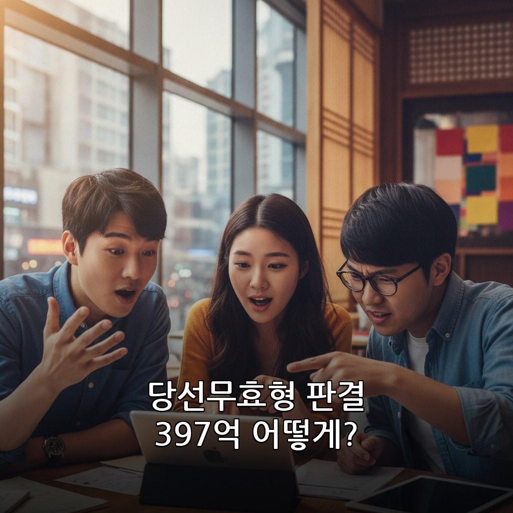 윤석열 당선무효형 판결 국민의힘 보조금 반환 절차 관련 이미지