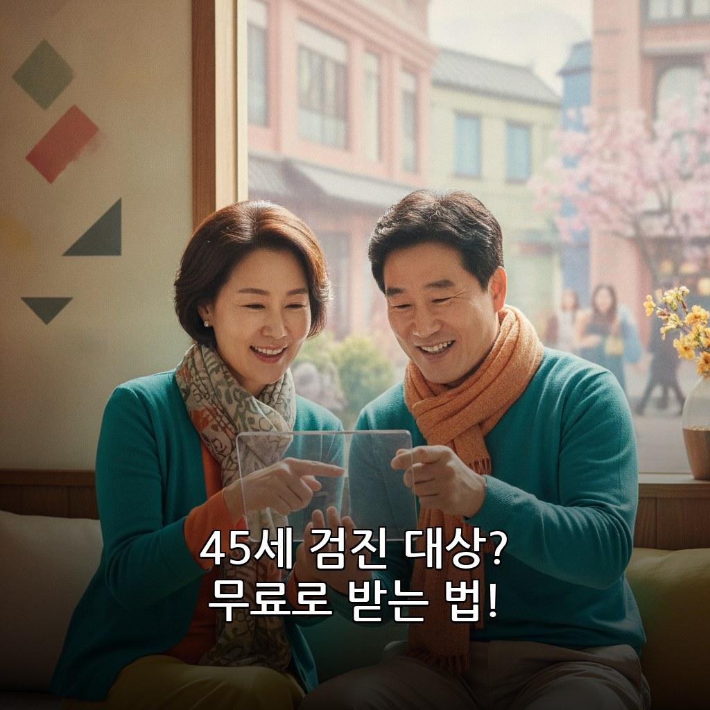 45세 대장내시경 국가검진 대상 확인 방법 2026 관련 이미지