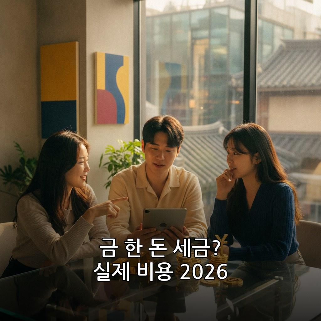 금 한 돈 살 때 세금 수수료 실제 구매비용 계산법 2026 관련 이미지