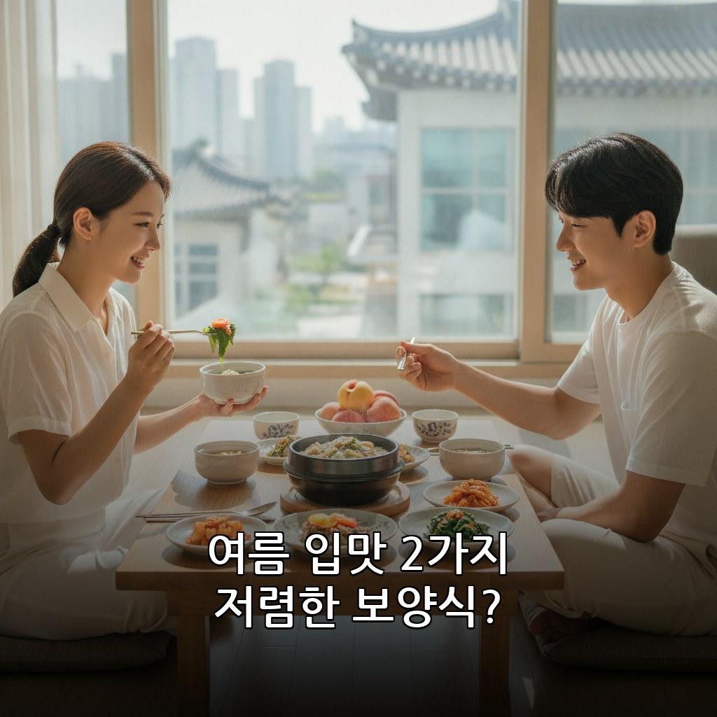 여름 밥상 입맛 없을 때 간단한 보양식 만드는 법 2026 관련 이미지