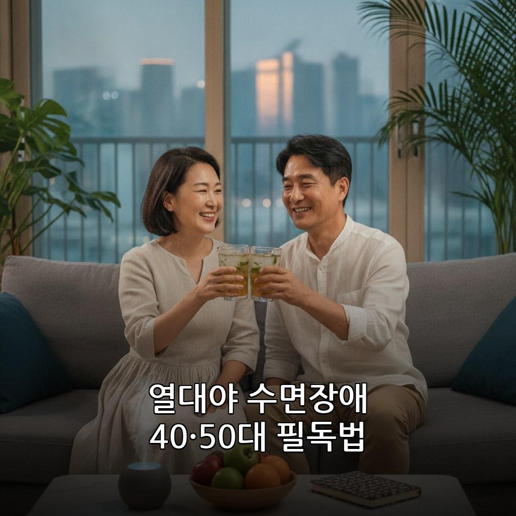 여름 열대야 수면장애 40대 50대 극복 방법 2026 관련 이미지