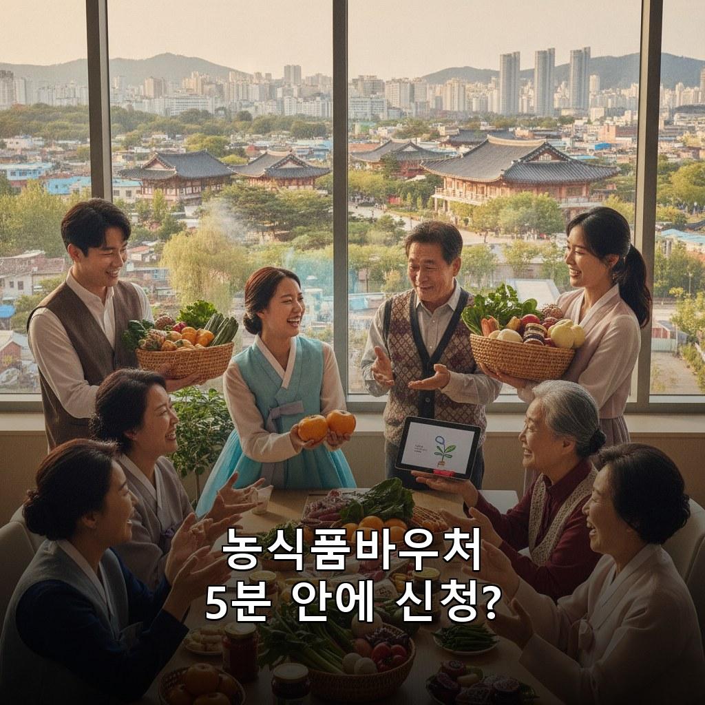 농식품바우처 신청 관련 이미지