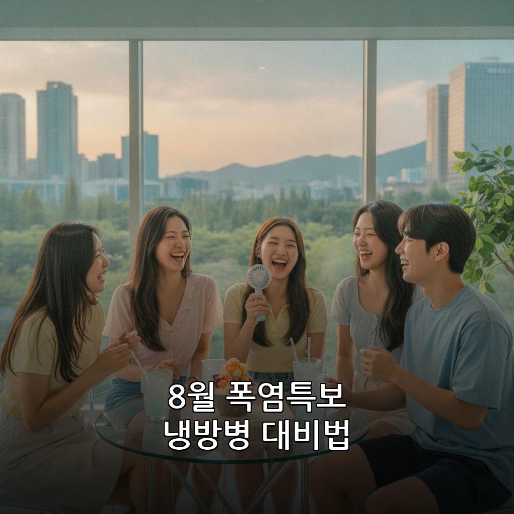 8월 하순 폭염 전국 폭염특보 냉방병 예방 및 증상 2026 관련 이미지
