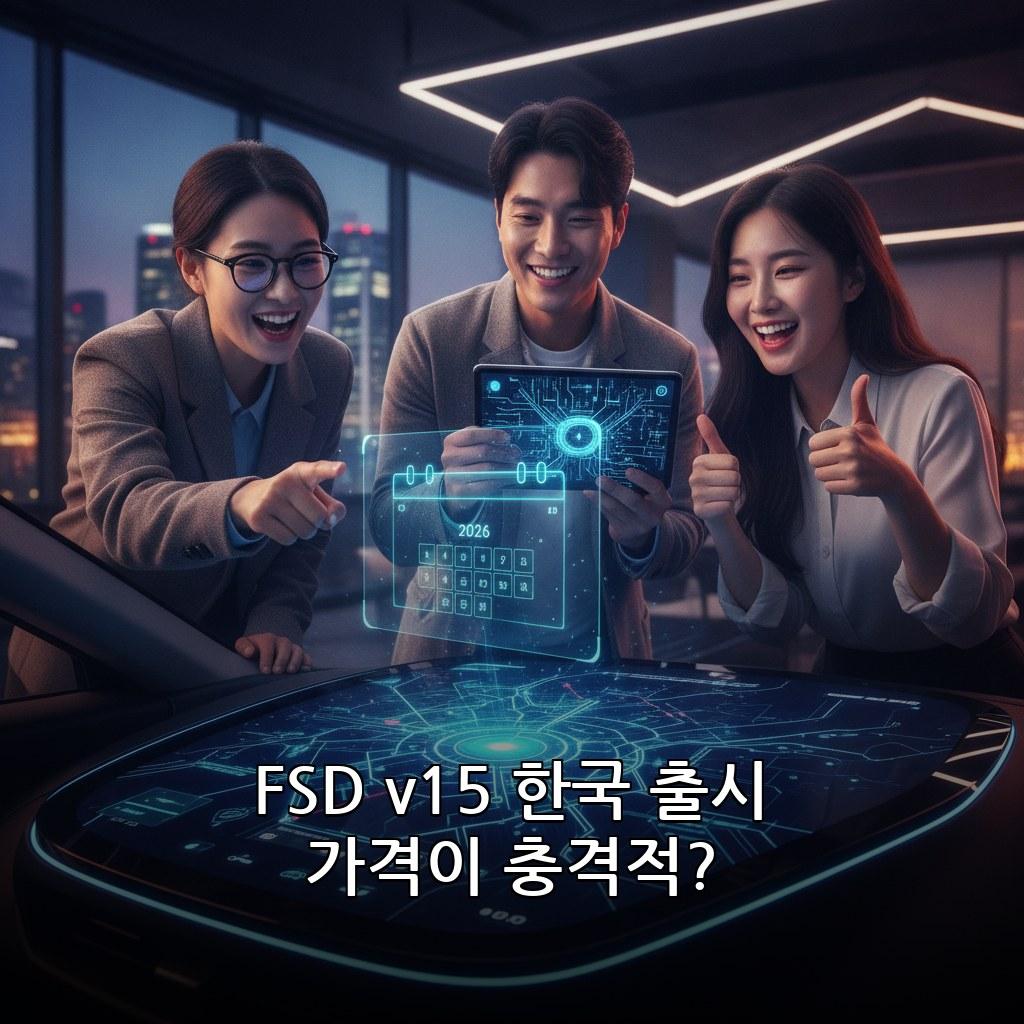 테슬라 FSD v15 한국 출시 일정 및 기존 차량 업그레이드 방법 2026 관련 이미지