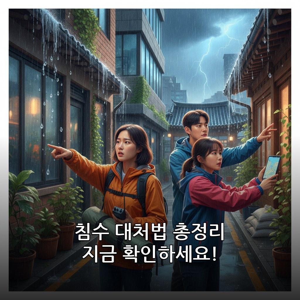 전북 충청 호우피해 집중호우 대피요령 및 침수 대처법 2026 관련 이미지
