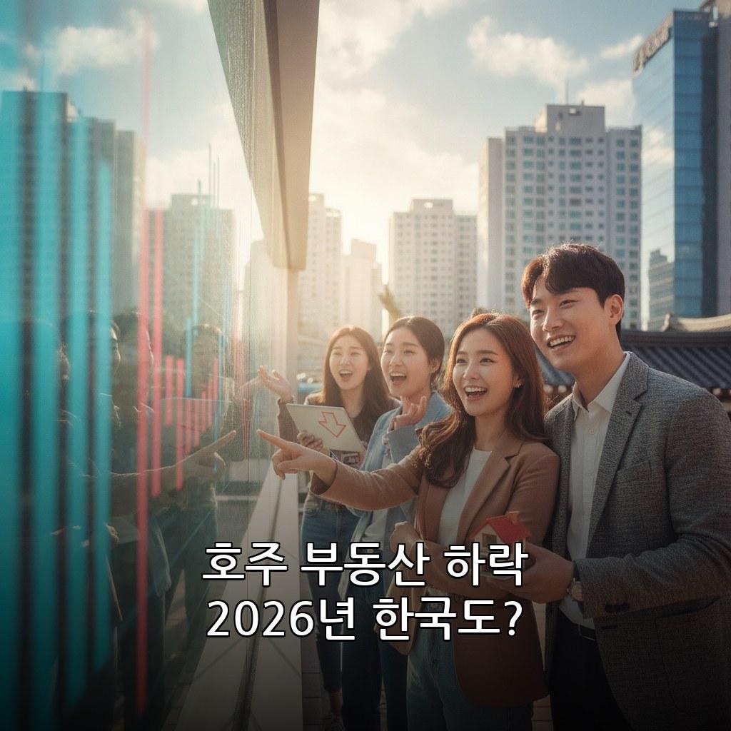 호주 부동산 하락 한국 집값 영향 2026 전망 관련 이미지