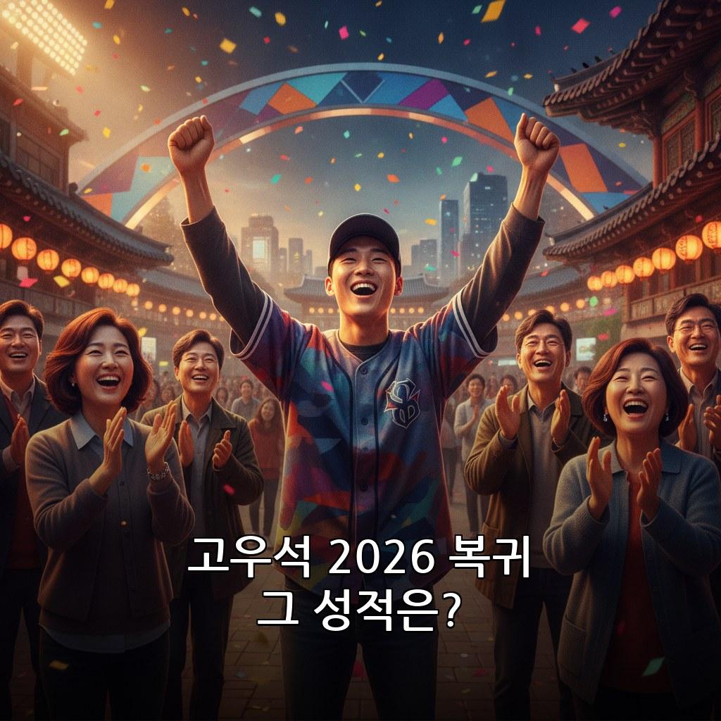 고우석 컴백홈 복귀 등판 성적 ERA 2026 관련 이미지