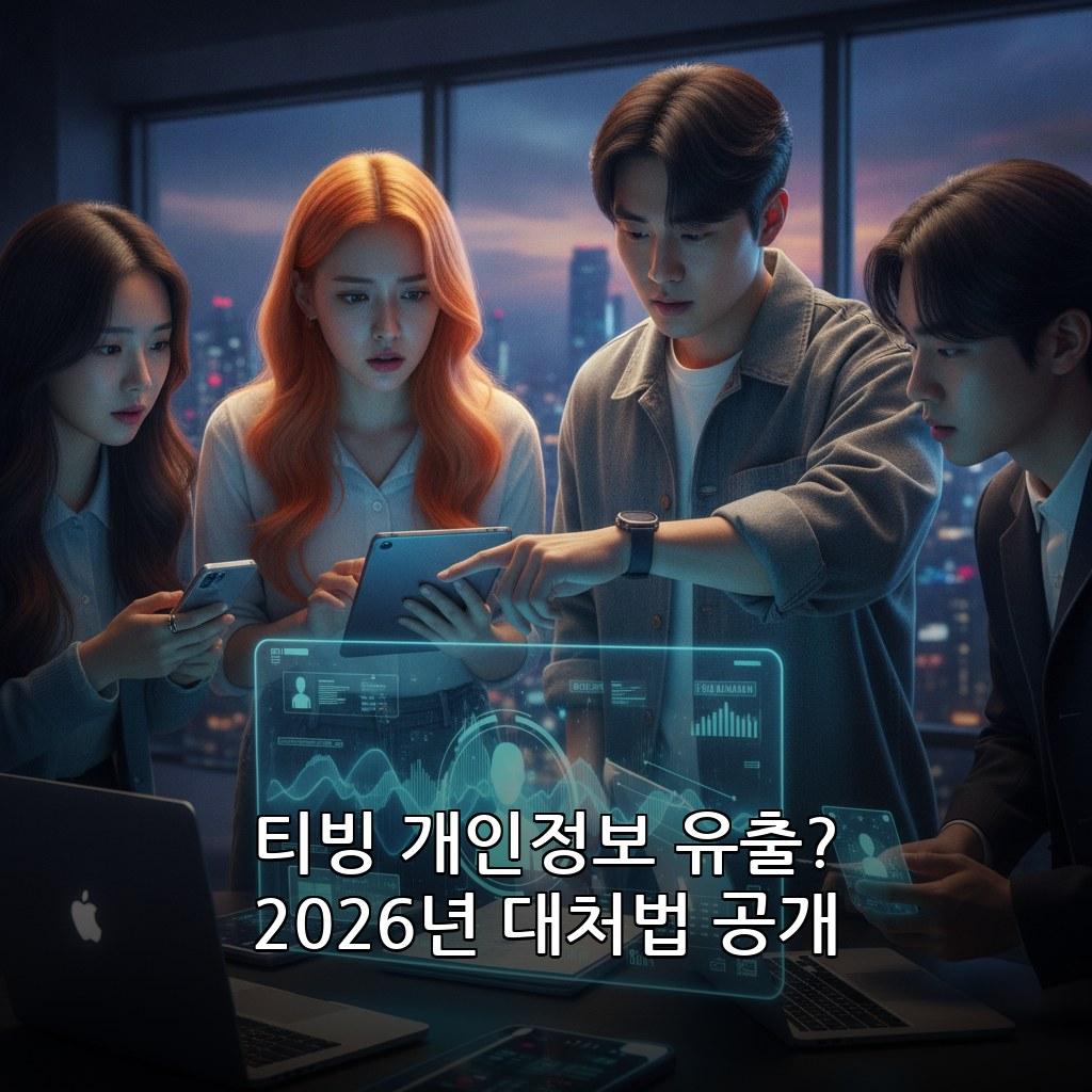 티빙 개인정보 유출 피해 확인 방법 및 대처법 2026 관련 이미지