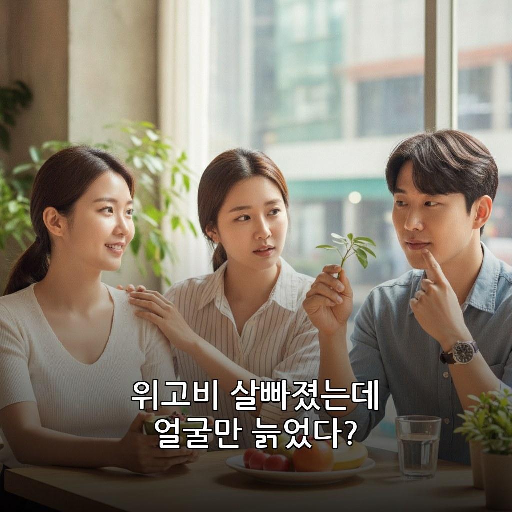 위고비 맞고 살 빠졌는데 얼굴 늙어 보이는 이유 및 대처법 2026 관련 이미지