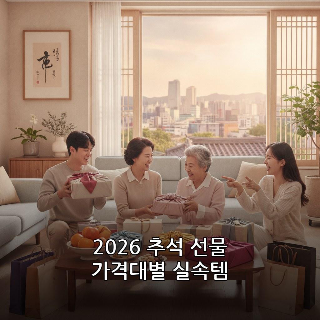 2026 추석 선물세트 가격대별 추천 부모님 실속 선물 관련 이미지