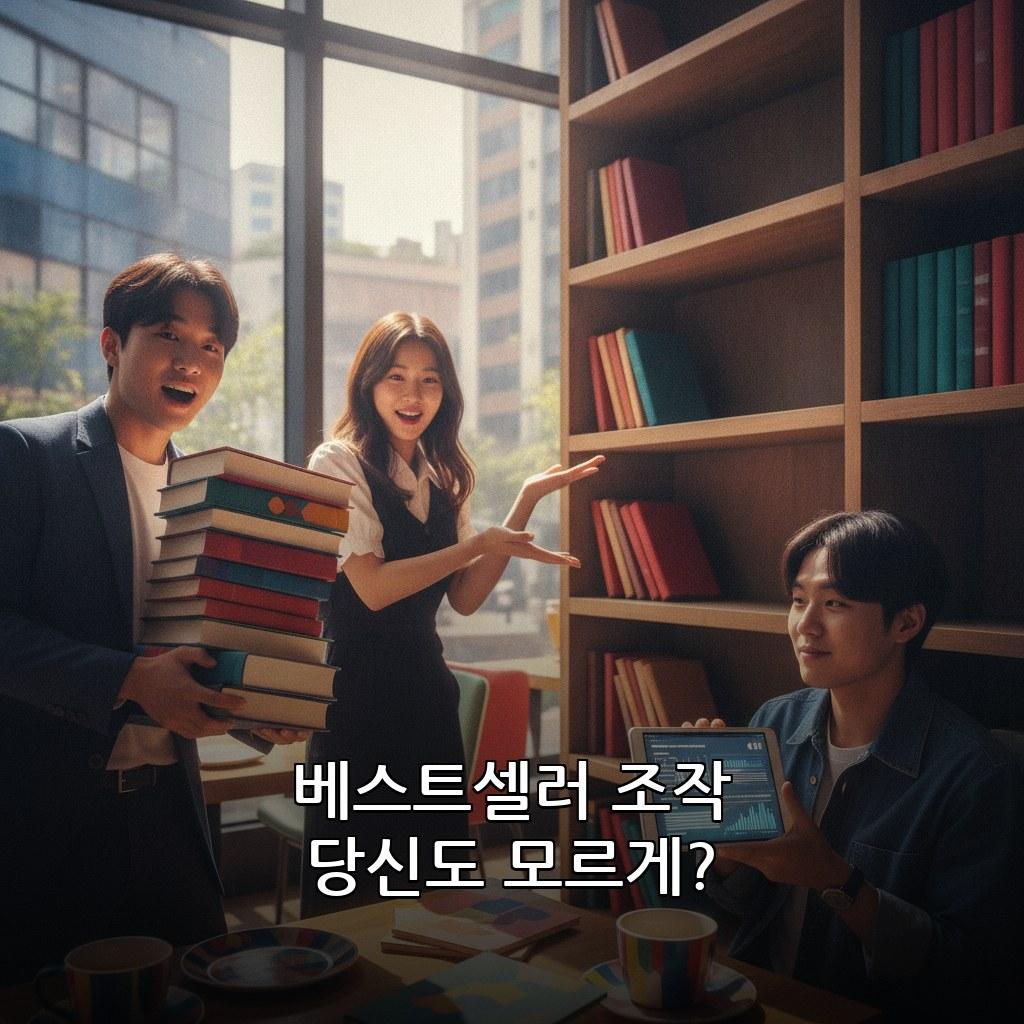 책 사재기 베스트셀러 순위 조작 방법 및 실제 사례 2026 관련 이미지