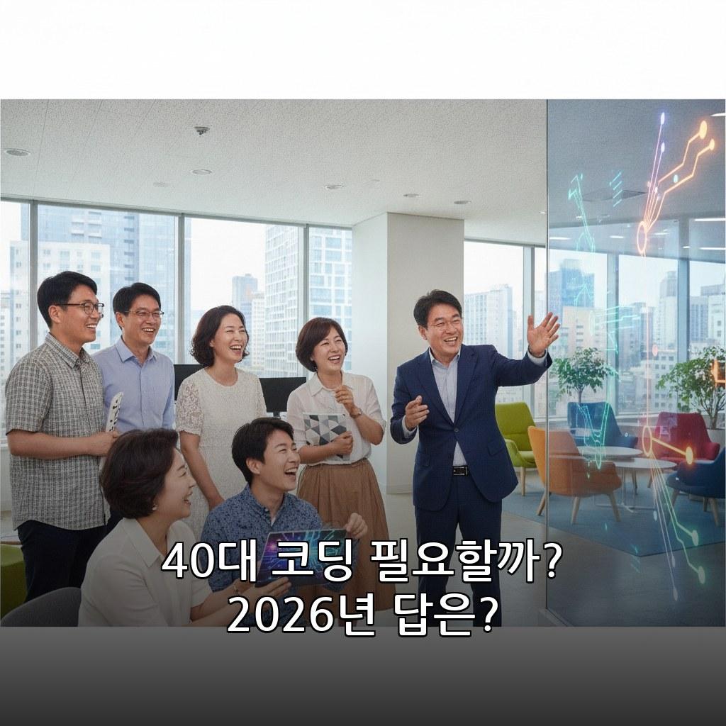 AI 시대 코딩 배워야 하나 40대 50대 직장인 2026 관련 이미지