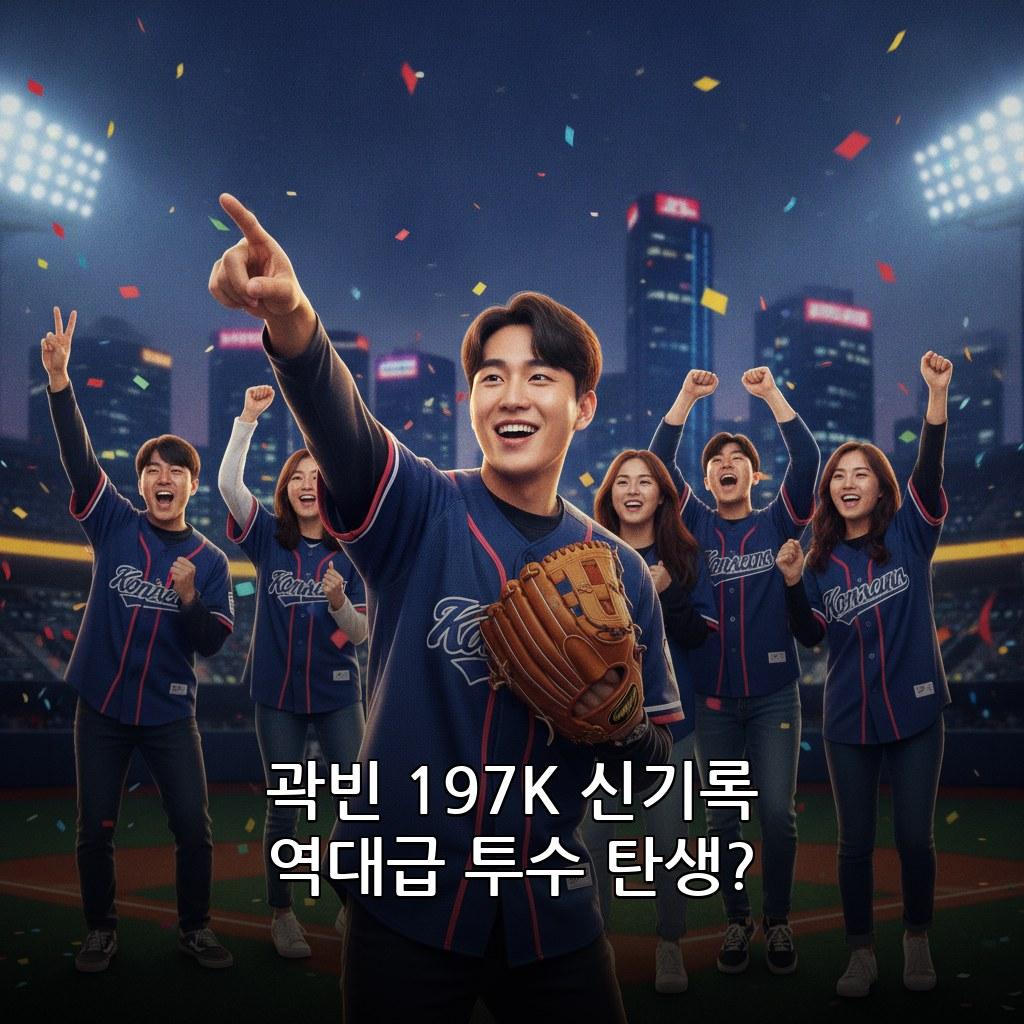 곽빈 두산 베어스 197K 탈삼진 신기록 2026 역대 한국 투수 순위 관련 이미지