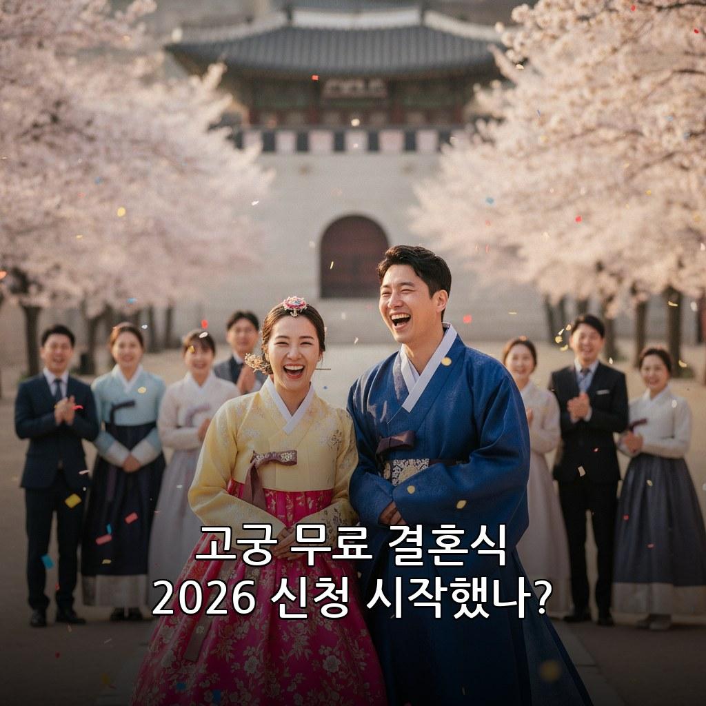 고궁 무료 결혼식 신청 방법 및 후기 2026 관련 이미지