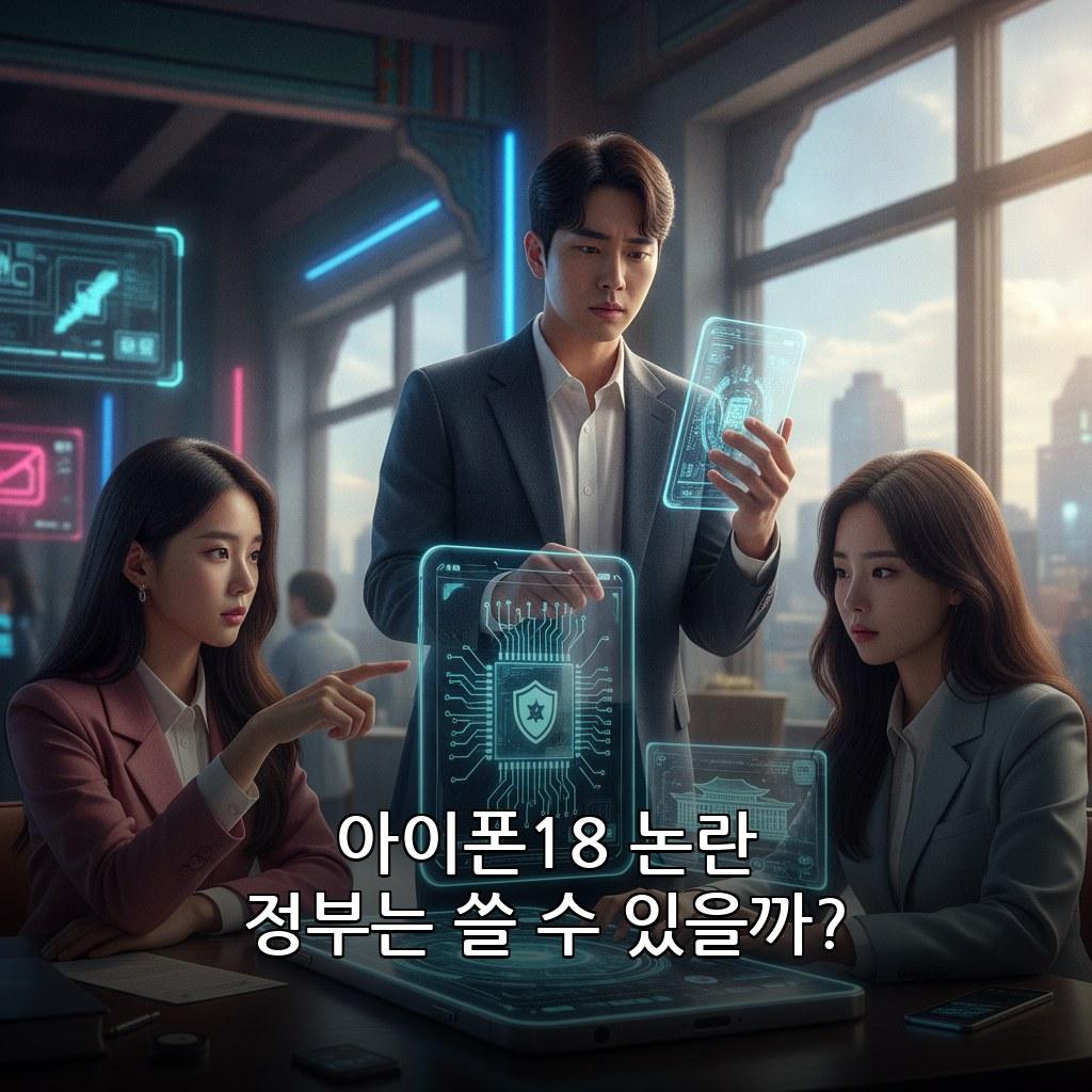 아이폰18 국감 보안 문제 정부기관 사용 가능 여부 2026 관련 이미지