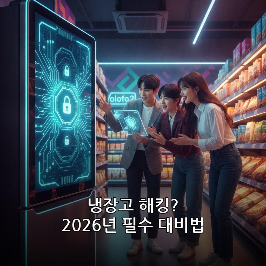 슈퍼마켓 냉장고 해킹 스마트가전 보안 설정 방법 2026 관련 이미지