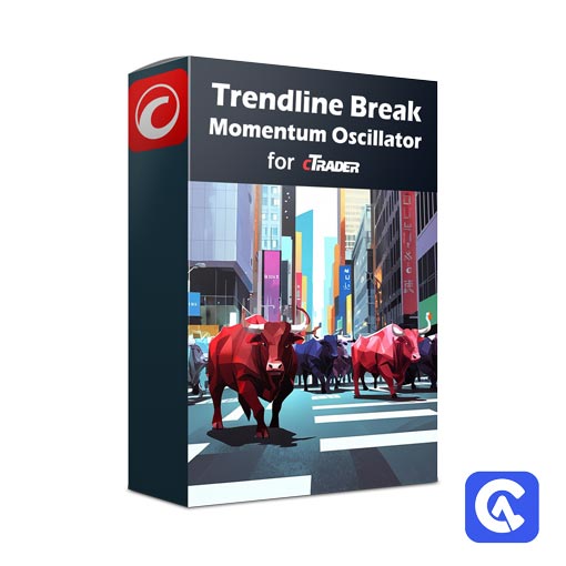 cTrader Trendline Break Momentum Oscillator Indicator