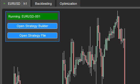 cTrader Strategy Status Panel