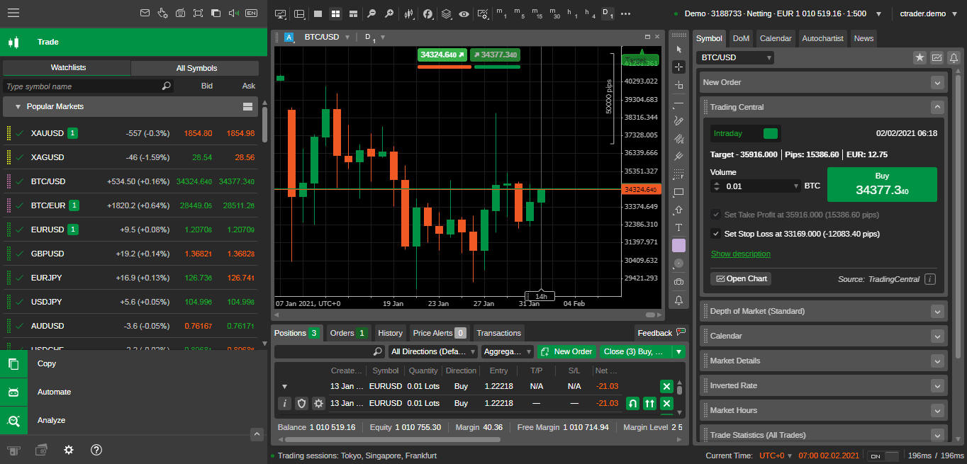 cTrader installation help