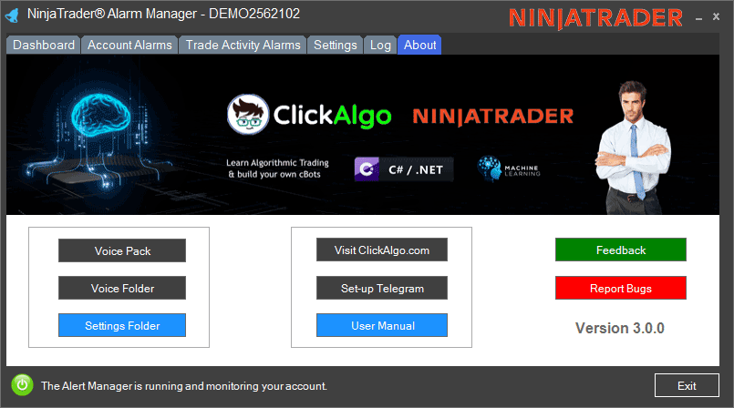 NinjaTrader Advanced Risk Manager