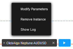 Modify cBot Settings