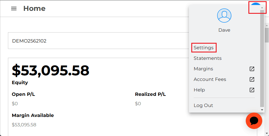 NinjaTrader Account Risk Settings