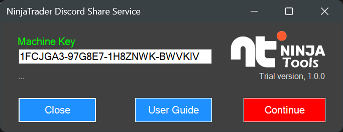 NinjaTools Product Registration