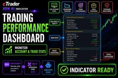 cTrader performance dashboard indicator