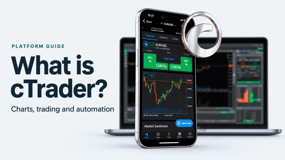 What is cTrader? Charts, trading and automation, with cTrader on mobile and desktop