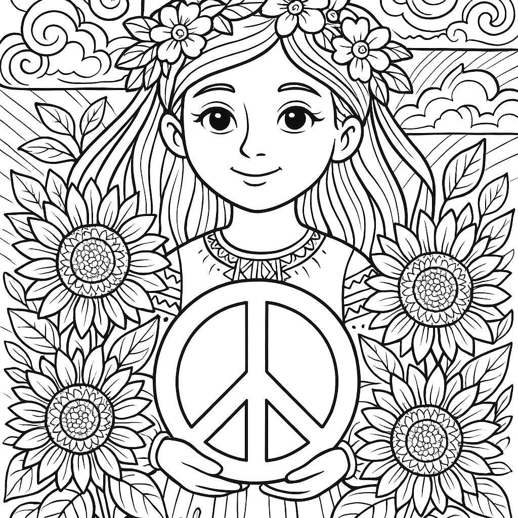 Slava Ukraini - Coloring Page - Free Coloring Page