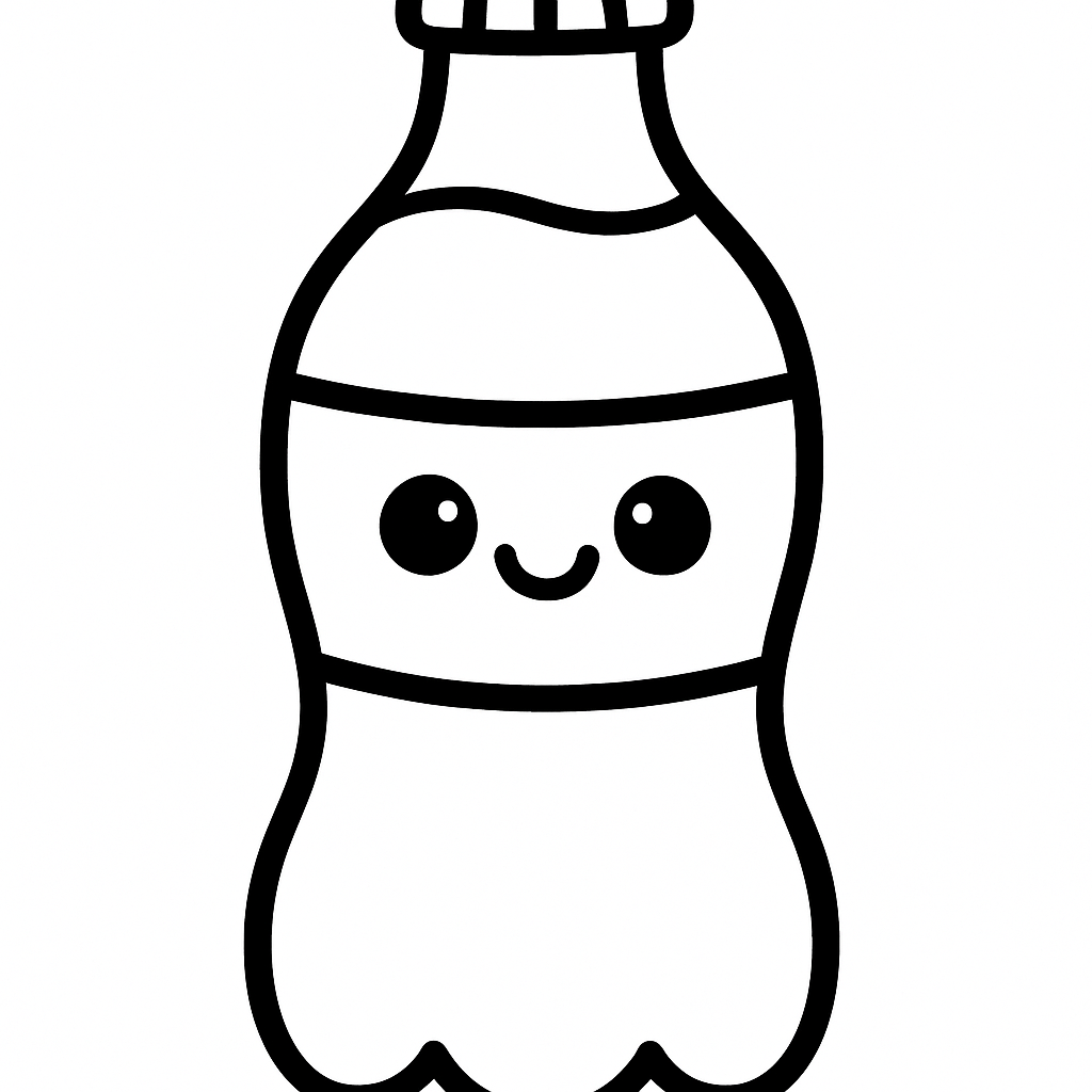 Coke - Free Printable Coloring Page - Free Coloring Page