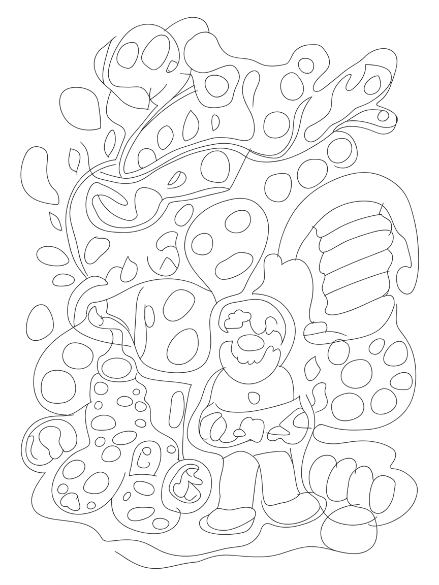 Christmas coloring sheet - Free Coloring Page