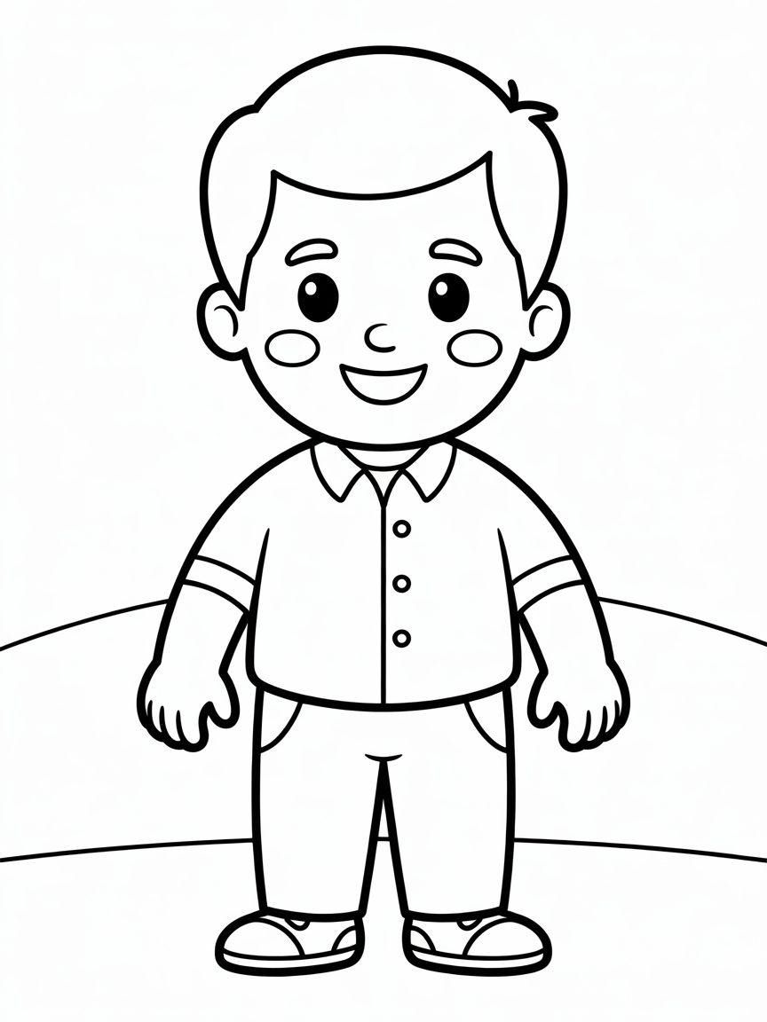 Father - Free Coloring Page