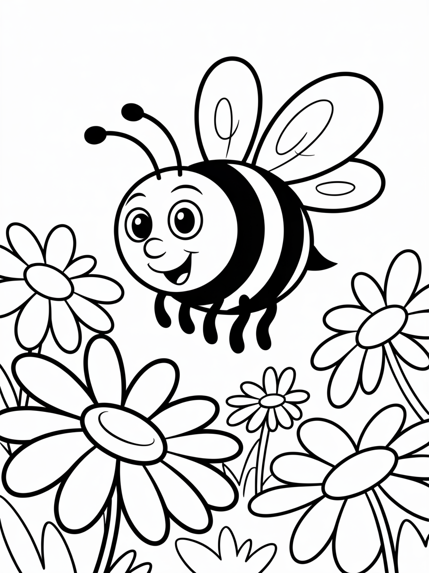 be - Free Coloring Page
