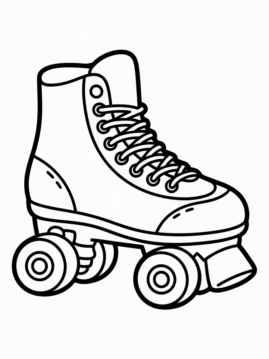 roller - Free Coloring Page