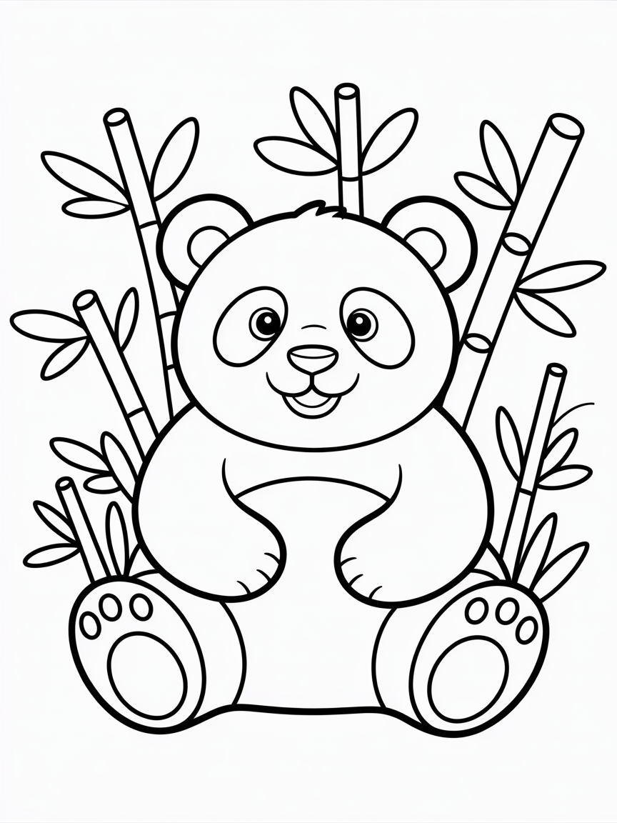 Cute - Free Coloring Page