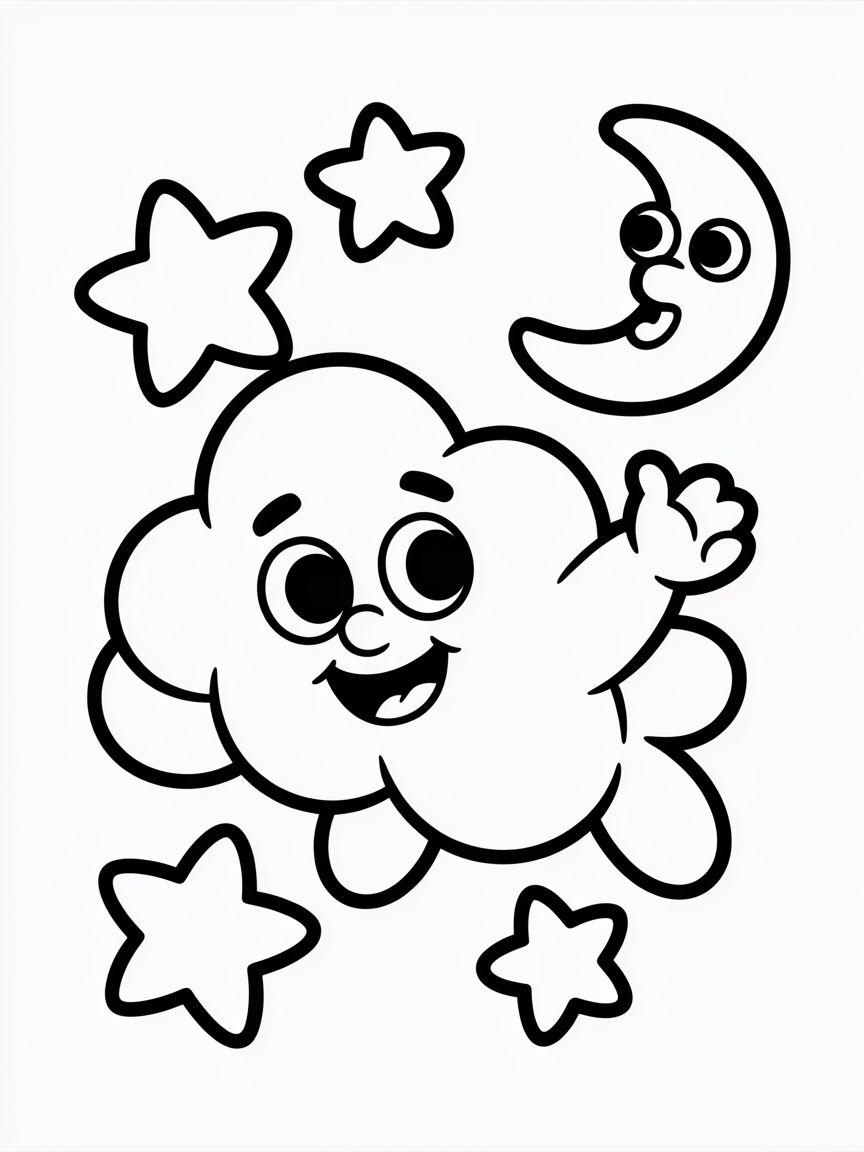 Boboyi - Free Coloring Page